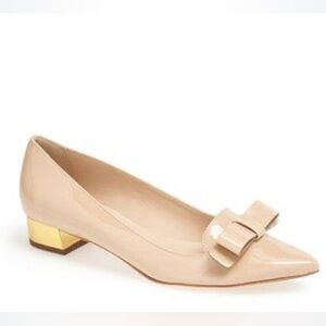 Kate Spade Patent Tan Arcade Shoes 7.5